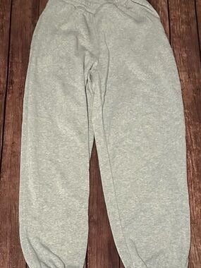 SHEIN Gray Elastic-Waist Sweatpants